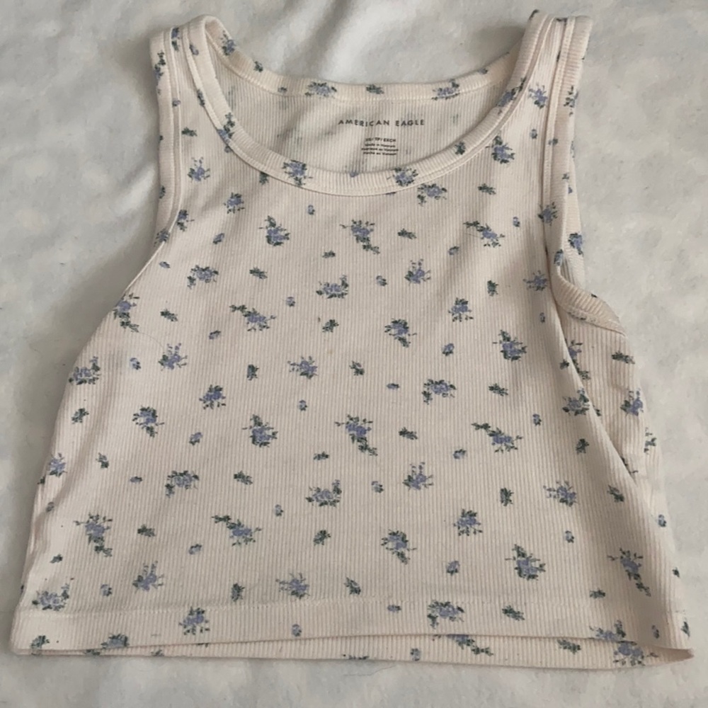American Eagle floral tank